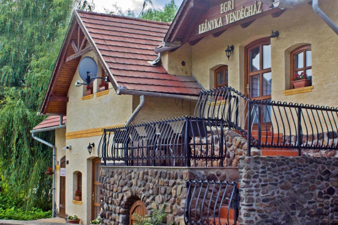 Egri Leanyka Vendeghaz Apartment Exterior photo